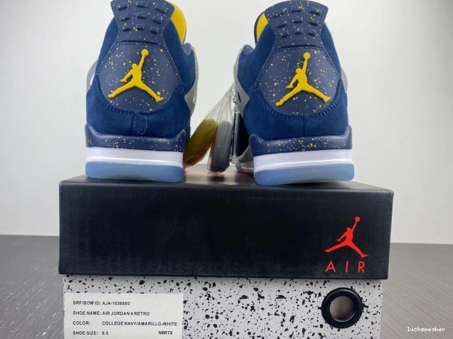 Rep LUCY (PE) Michigan Air AJ4-1036660 Retro 4 Jordan 0709